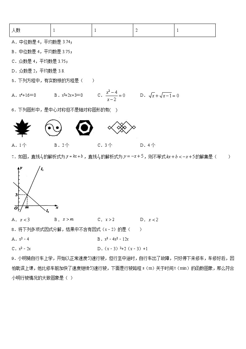 黑龙江省大庆市肇源县第四中学2022-2023学年数学七下期末质量检测模拟试题含答案02