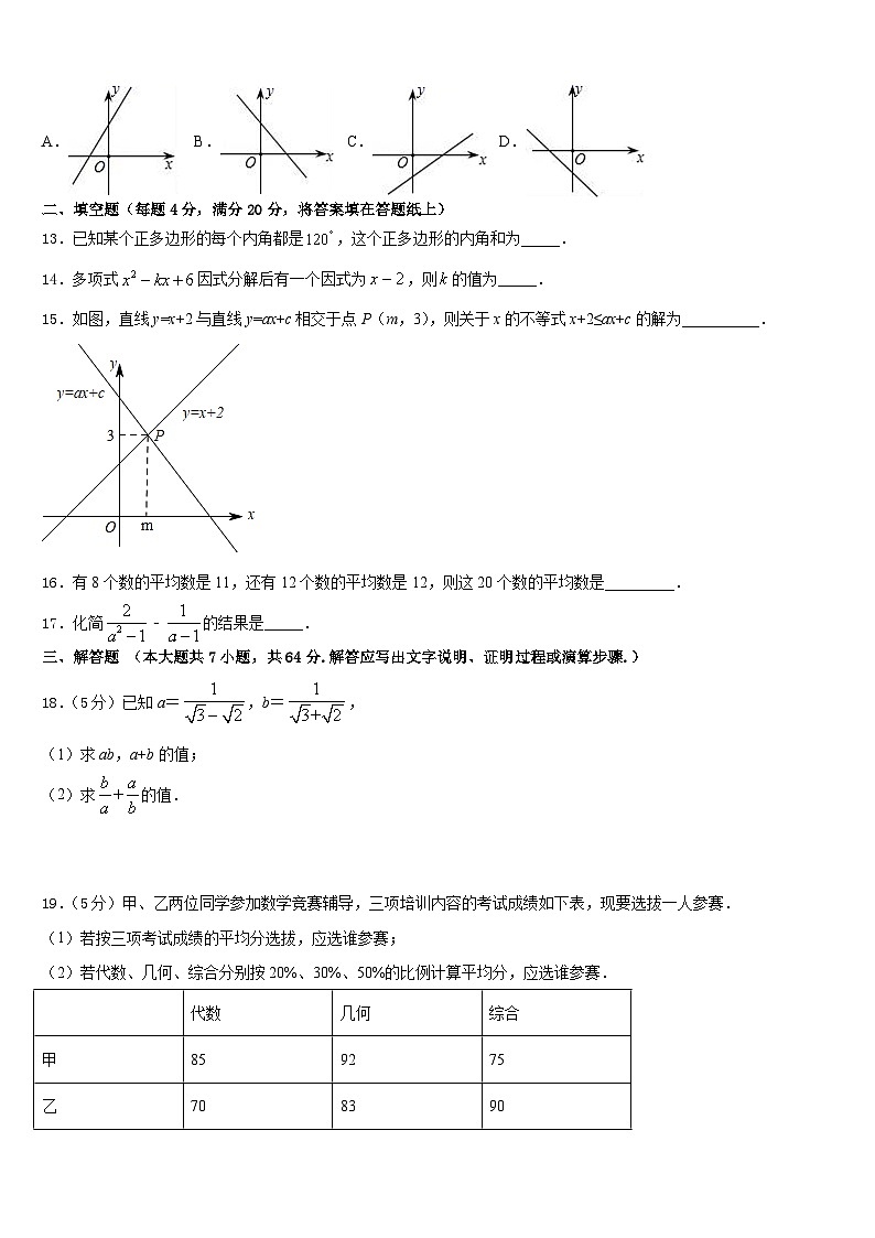 2022-2023学年湖北省黄冈浠水县联考数学七年级第二学期期末复习检测试题含答案03