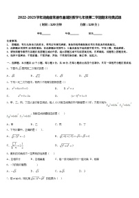 2022-2023学年湖南省常德市鼎城区数学七年级第二学期期末经典试题含答案