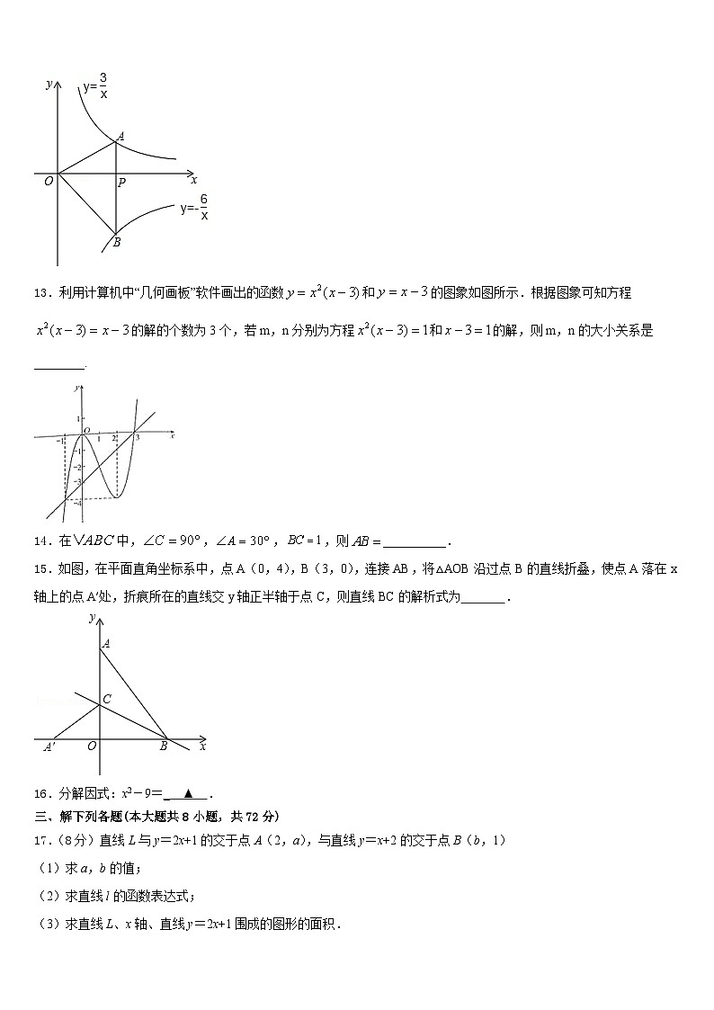 2022-2023学年湖南省永州市东安澄江中学数学七年级第二学期期末复习检测试题含答案03