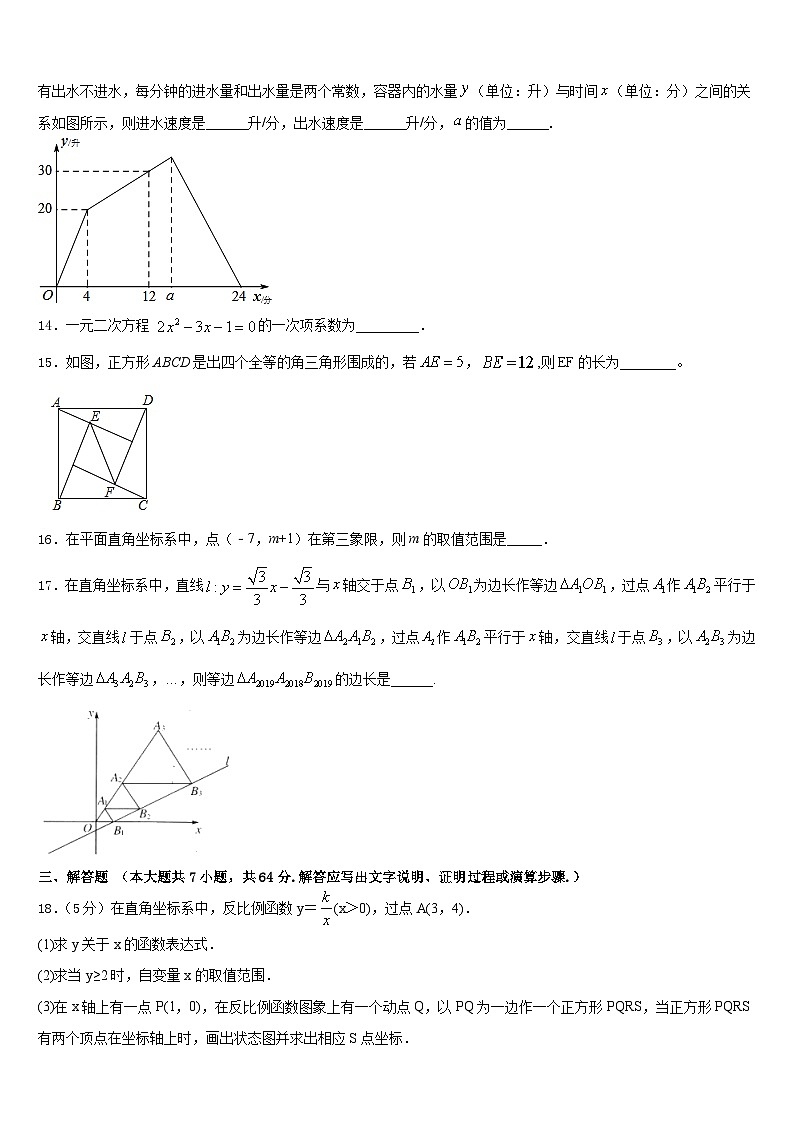 2022-2023学年湖南省衡阳市第九中学七下数学期末质量跟踪监视模拟试题含答案03