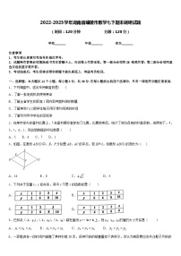 2022-2023学年湖南省醴陵市数学七下期末调研试题含答案