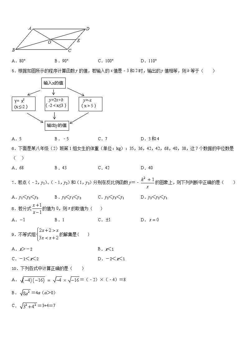 2022-2023学年湖南省邵阳市绥宁县七下数学期末质量检测模拟试题含答案第2页