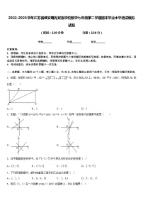 2022-2023学年江苏省淮安曙光双语学校数学七年级第二学期期末学业水平测试模拟试题含答案