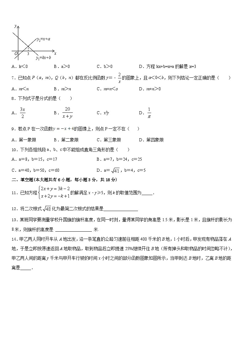 2022-2023学年江苏省靖江市实验学校天水分校数学七下期末学业水平测试模拟试题含答案第2页