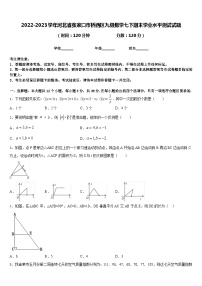 2022-2023学年河北省张家口市桥西区九级数学七下期末学业水平测试试题含答案