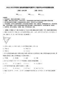 2022-2023学年浙江省杭州外国语学校数学七下期末学业水平测试模拟试题含答案