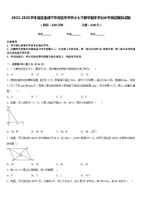 2022-2023学年湖北省咸宁市赤壁市中学小七下数学期末学业水平测试模拟试题含答案