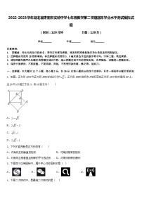 2022-2023学年湖北省枣阳市实验中学七年级数学第二学期期末学业水平测试模拟试题含答案