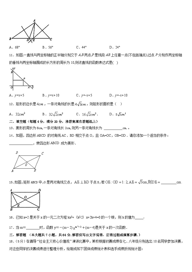 2022-2023学年湖南省长沙市湖南师大附中高新实验中学七下数学期末达标检测试题含答案03