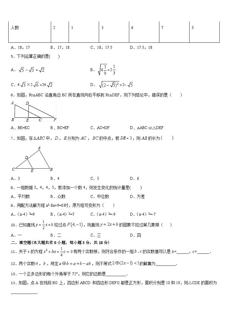 2022-2023学年湖南省芷江县岩桥中学数学七下期末检测试题含答案第2页