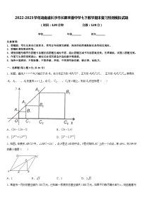 2022-2023学年湖南省长沙市长郡芙蓉中学七下数学期末复习检测模拟试题含答案