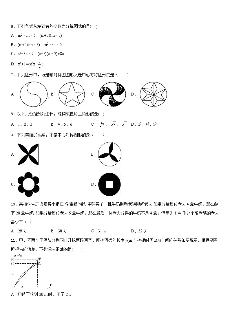 2022-2023学年湖南省长沙市青雅丽发中学数学七年级第二学期期末复习检测试题含答案02