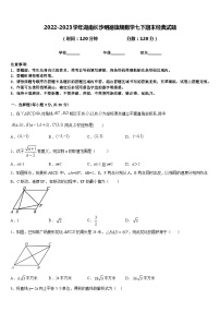 2022-2023学年湖南长沙明德旗舰数学七下期末经典试题含答案