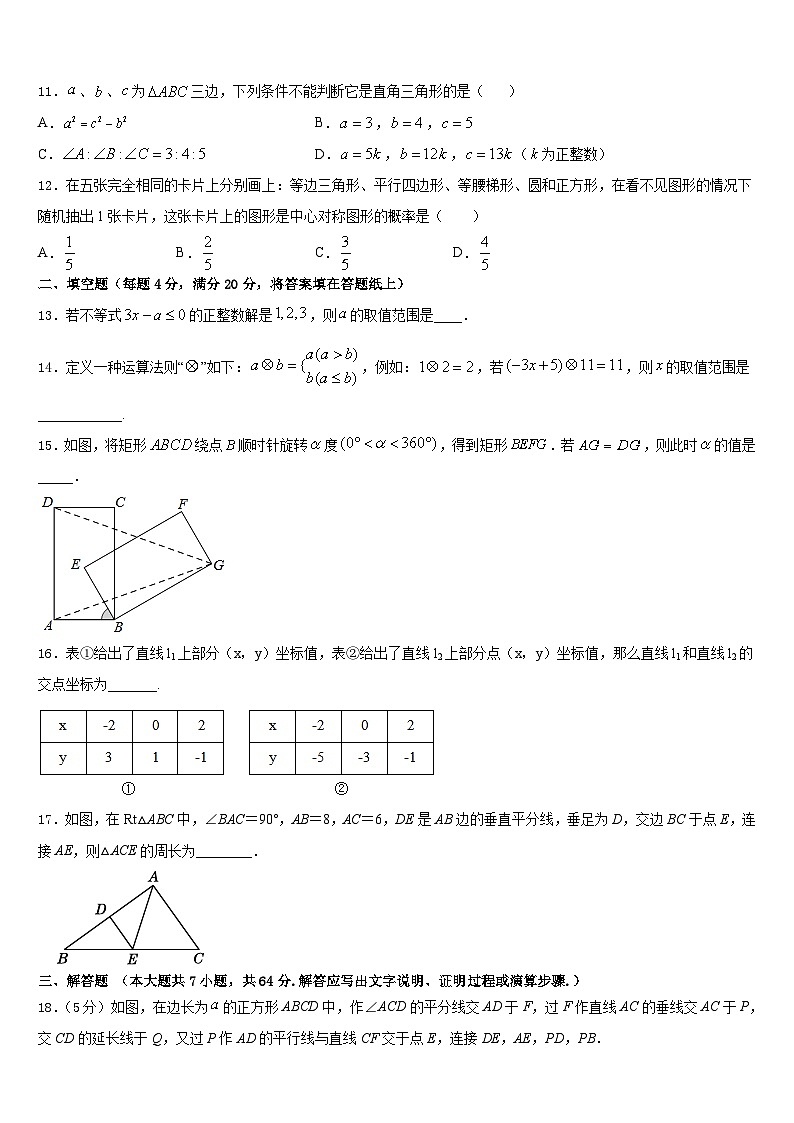 2022-2023学年湖南长沙青竹湖数学七下期末经典模拟试题含答案03