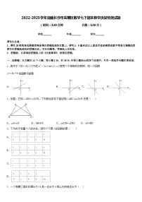 2022-2023学年湖南长沙市岳麓区数学七下期末教学质量检测试题含答案