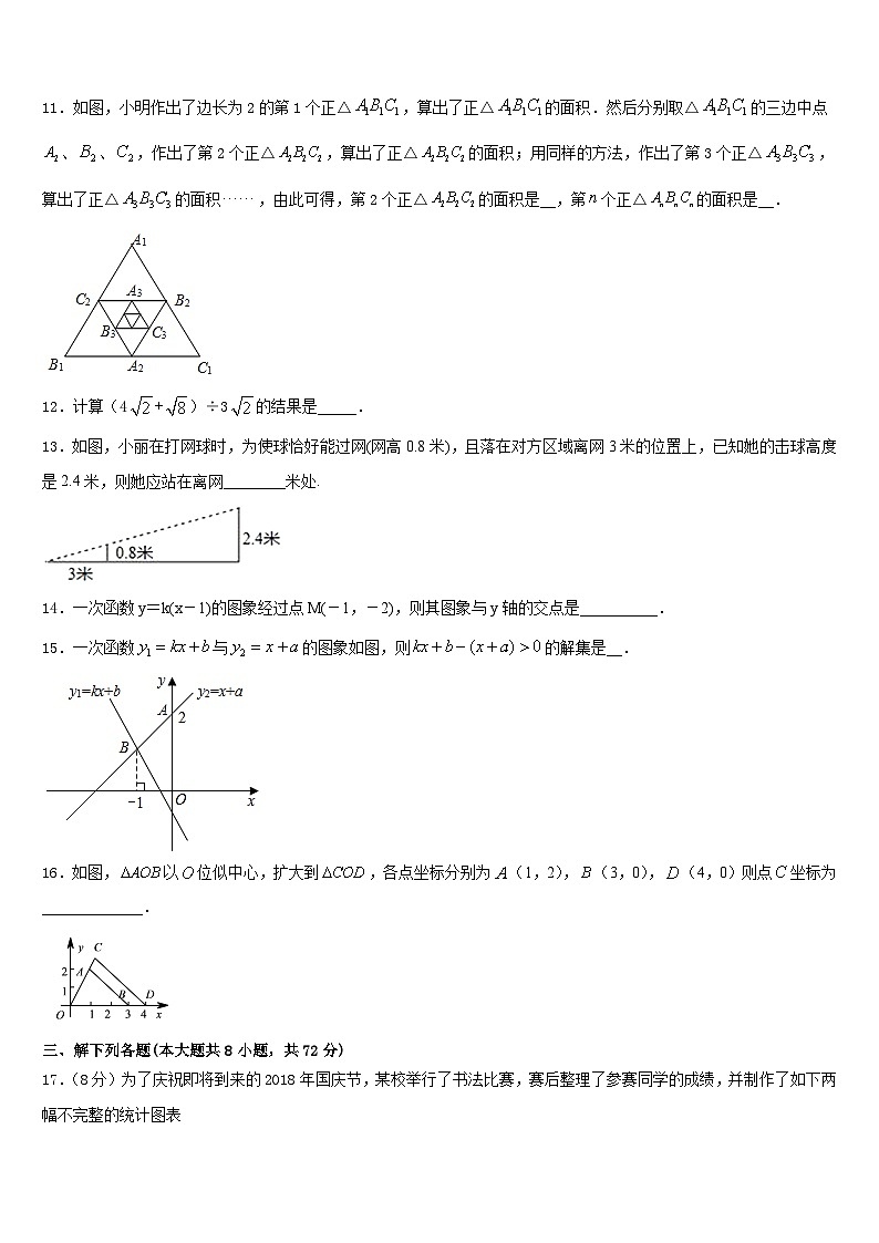 2022-2023学年福建省南平市邵武市四中学片区数学七下期末学业质量监测试题含答案第3页