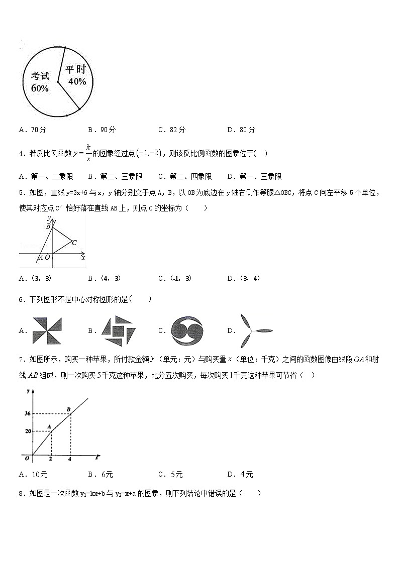 2022-2023学年福建省厦门市湖里区湖里中学数学七下期末联考试题含答案第2页