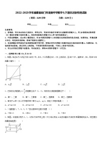 2022-2023学年福建省厦门市湖里中学数学七下期末达标检测试题含答案