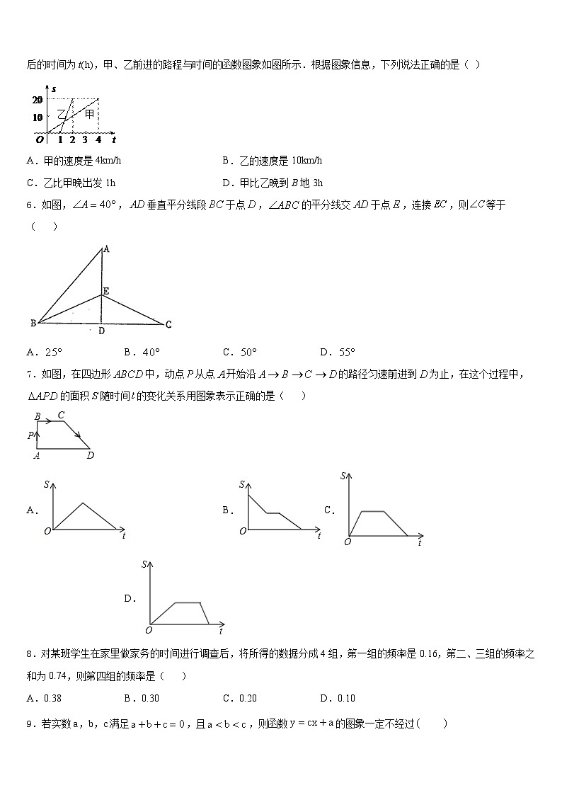 2022-2023学年福建省厦门市六校七年级数学第二学期期末经典模拟试题含答案第2页