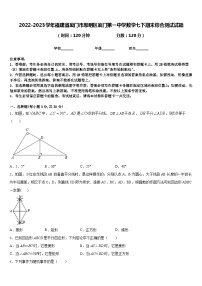 2022-2023学年福建省厦门市思明区厦门第一中学数学七下期末综合测试试题含答案