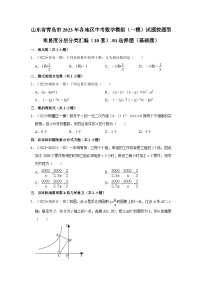 山东省青岛市2023年各地区中考数学模拟（一模）试题按题型难易度分层分类汇编（10套）-01选择题（基础题）