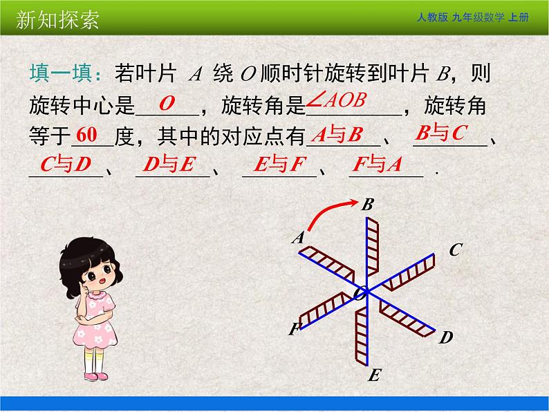 人教版初中数学九年级上册23.1 第1课时《旋转的概念与性质》课件+教案+同步作业（含教学反思）07