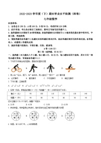 四川省成都市郫都区2022-2023学年七年级下学期期末数学试题（含答案）