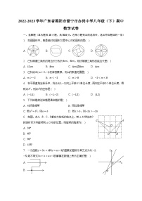 2022-2023学年广东省揭阳市普宁市赤岗中学八年级（下）期中数学试卷（含解析）