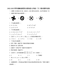 2022-2023学年湖南省邵阳市邵东县七年级（下）期末数学试卷（含解析）