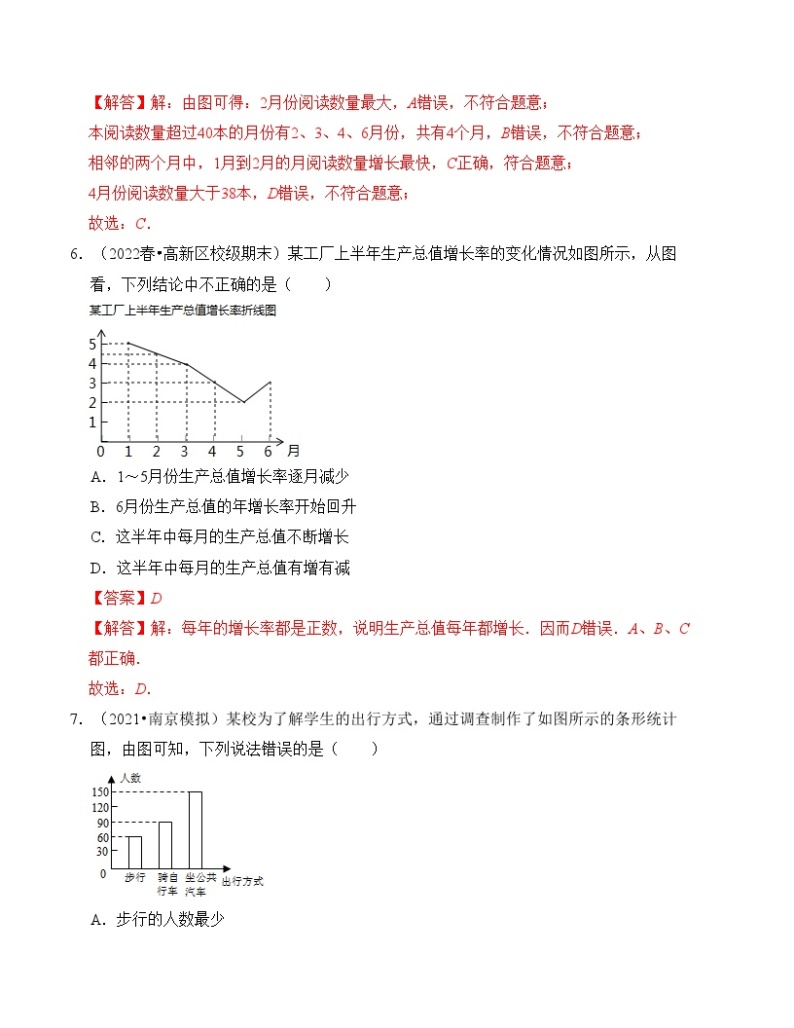 第6章 数据与统计图表 单元测试卷（A卷）-七年级数学下册《同步考点解读•专题训练》（浙教版）03