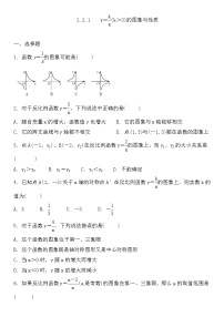 初中数学湘教版九年级上册1.1 反比例函数精品课时作业