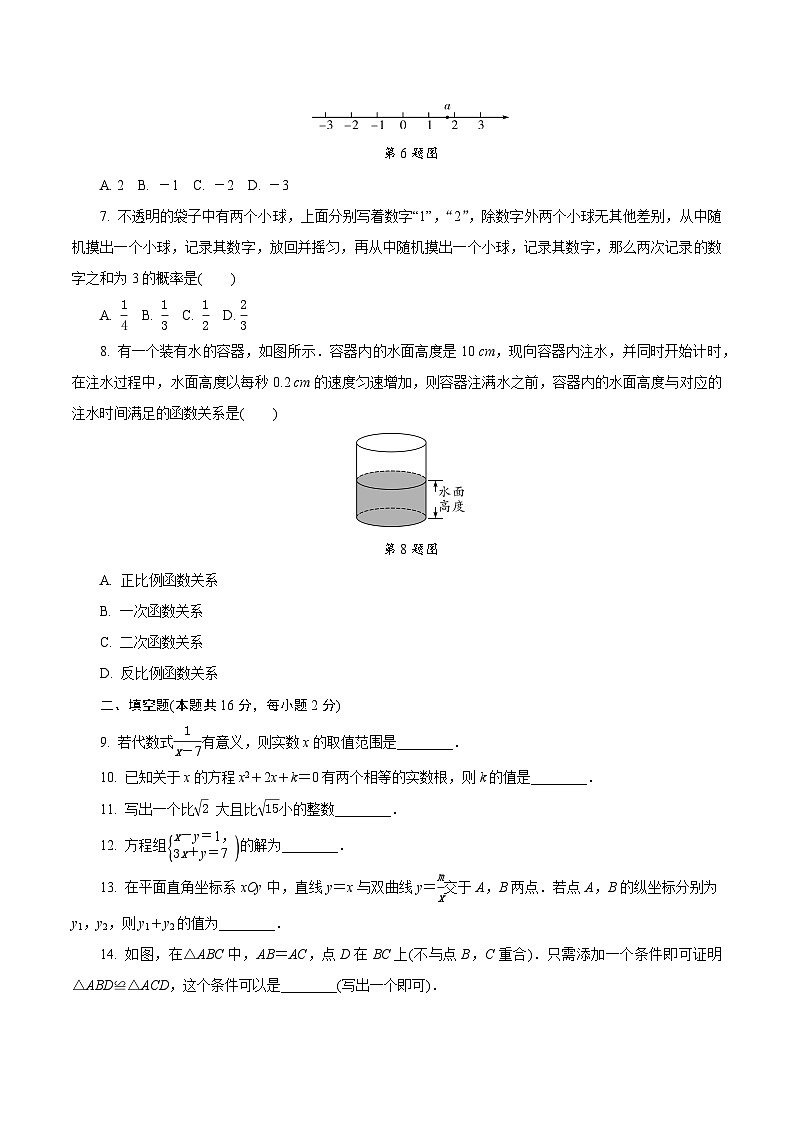中考数学真题：2020年北京市高级中等学校招生考试02