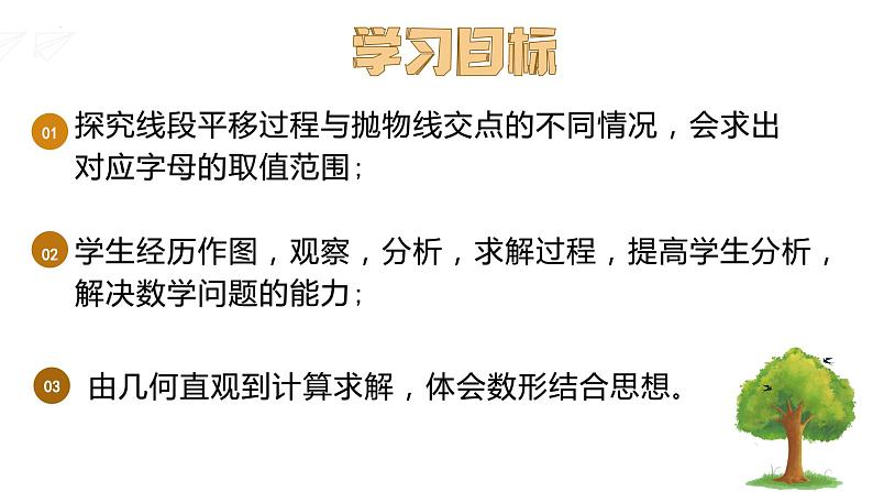 二次函数与线段的交点问题-中考数学一轮复习课件第5页