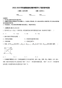 2022-2023学年福建省德化县联考数学七下期末联考试题含答案