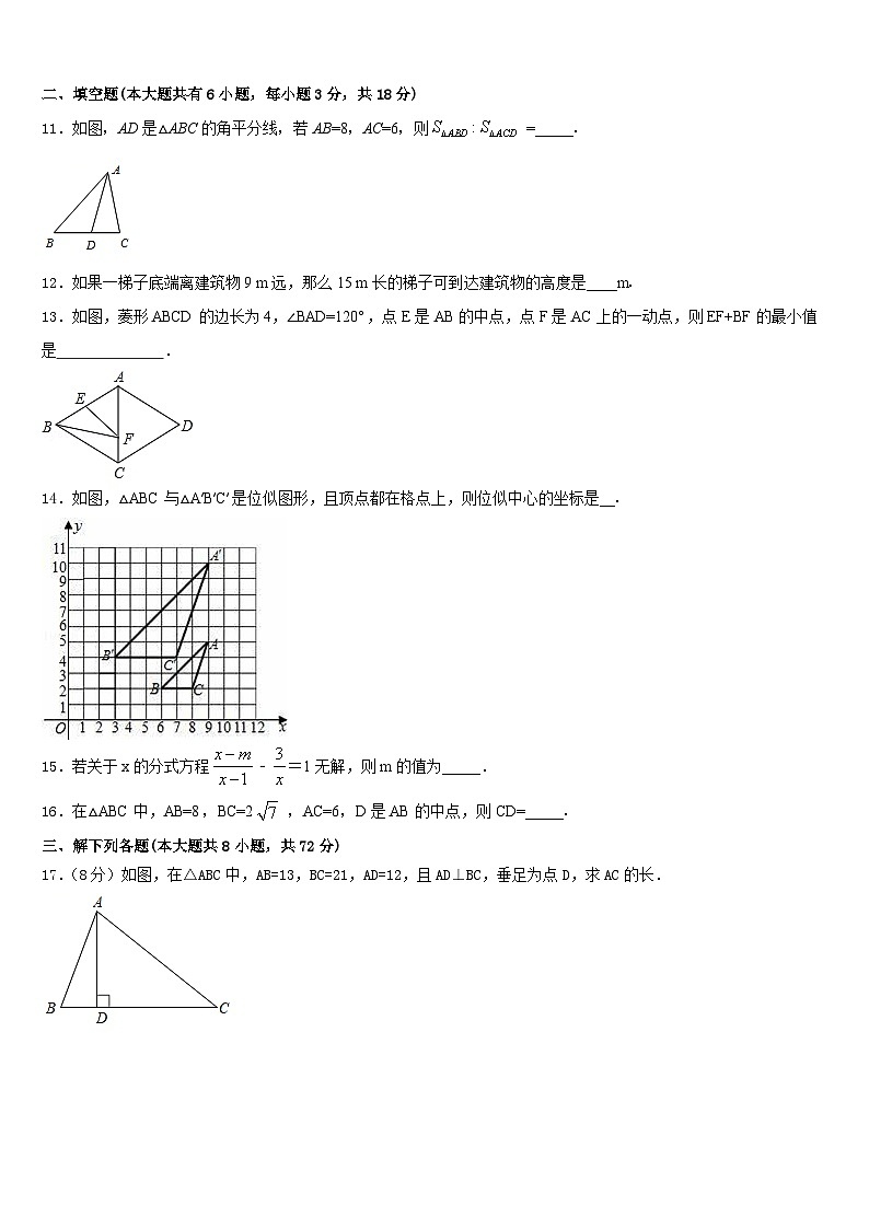 2022-2023学年福建省泉州市安溪县数学七年级第二学期期末预测试题含答案03