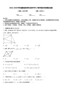 2022-2023学年福建省泉州市实验中学七下数学期末检测模拟试题含答案