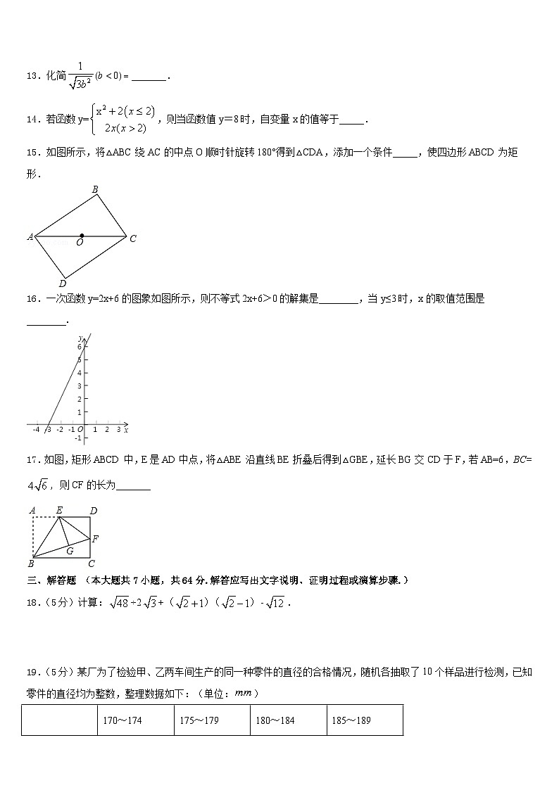 2022-2023学年福建福州市台江区数学七年级第二学期期末达标测试试题含答案第3页