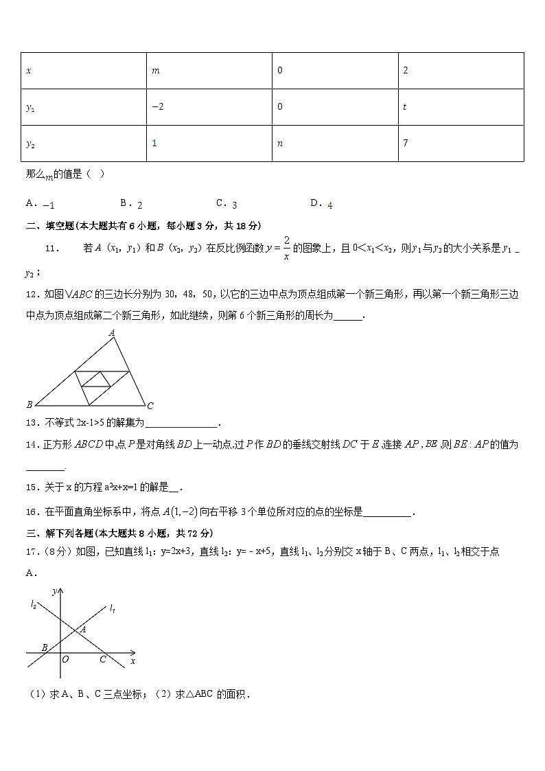 2022-2023学年福建省莆田市城厢区七年级数学第二学期期末检测模拟试题含答案第3页