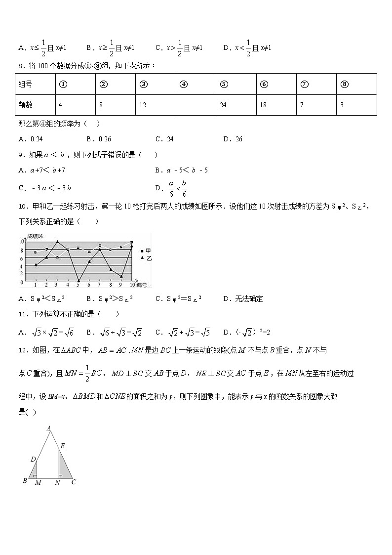 2022-2023学年福建省长泰县数学七下期末联考试题含答案第2页