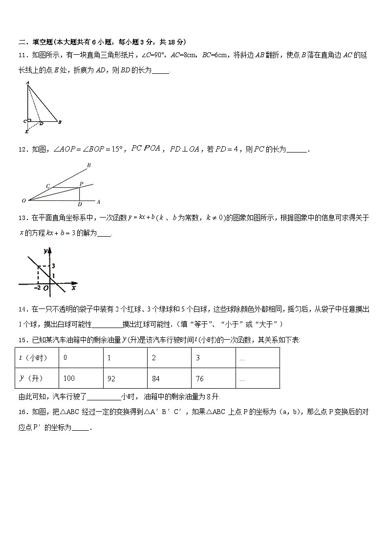 2022-2023学年贵州省凯里市华鑫实验学校七下数学期末联考模拟试题含答案03