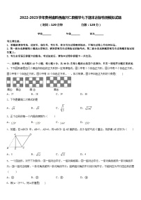 2022-2023学年贵州省黔西南兴仁县数学七下期末达标检测模拟试题含答案