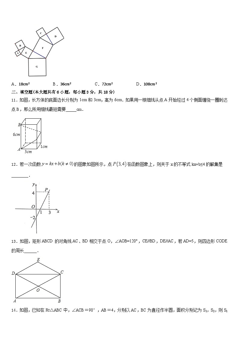 2022-2023学年贵州省黔西南州望谟六中学七下数学期末考试试题含答案03