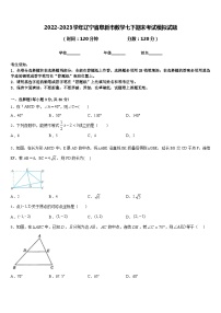 2022-2023学年辽宁省阜新市数学七下期末考试模拟试题含答案