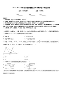 2022-2023学年辽宁省锦州市名校七下数学期末考试试题含答案