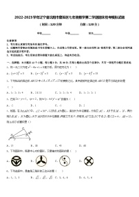 2022-2023学年辽宁省沈阳市皇姑区七年级数学第二学期期末统考模拟试题含答案