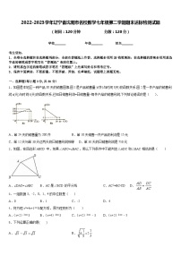 2022-2023学年辽宁省沈阳市名校数学七年级第二学期期末达标检测试题含答案