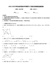 2022-2023学年运城市重点中学数学七下期末质量跟踪监视试题含答案