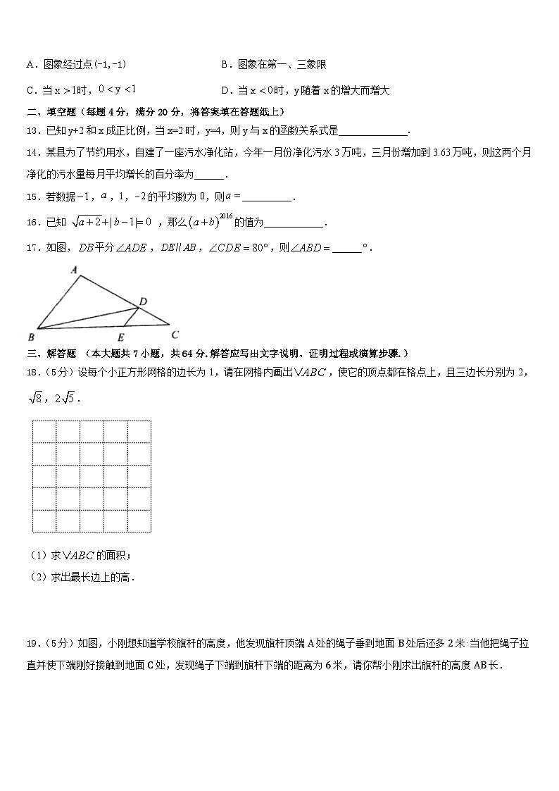 2022-2023学年鄂州市涂家垴镇中学春数学七年级第二学期期末质量跟踪监视试题含答案第3页