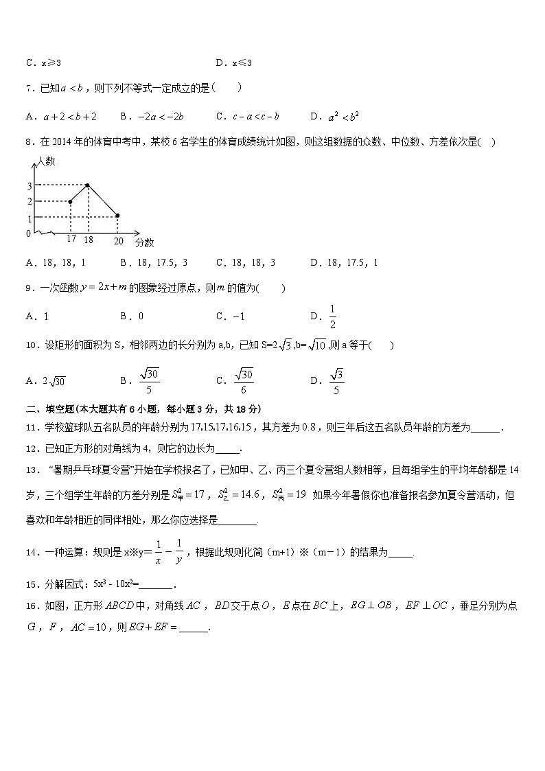 2022-2023学年重庆市江津区实验中学七下数学期末复习检测试题含答案第2页